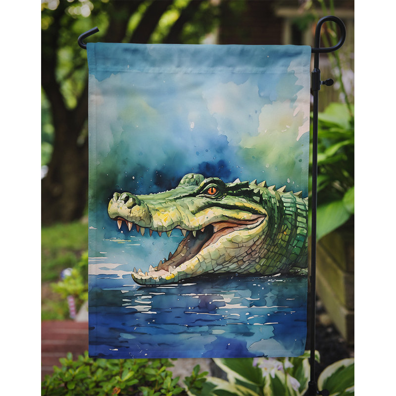 Drapeau de jardin en polyester double face H 15,5 po x l 11,25 po