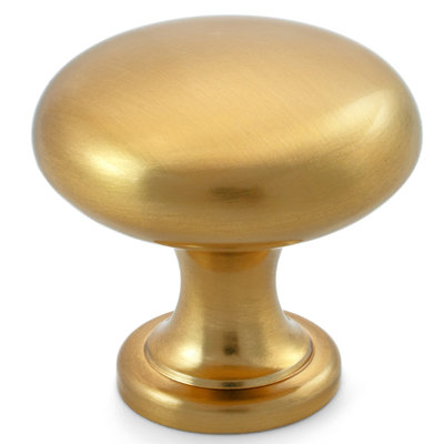 Bouton rond doré de 3 cm de diamètre (1 3/16 po) de la collection classique