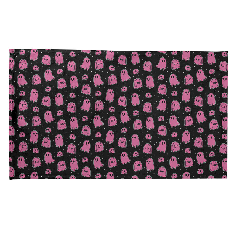 Mcguinness Tea Towel Kitchen Towel, Poly Twill, Pink