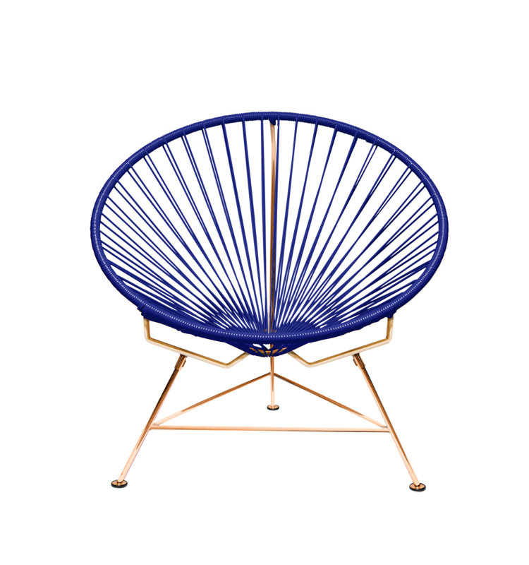 Méridienne Innit, Bleu marine / cuivre
