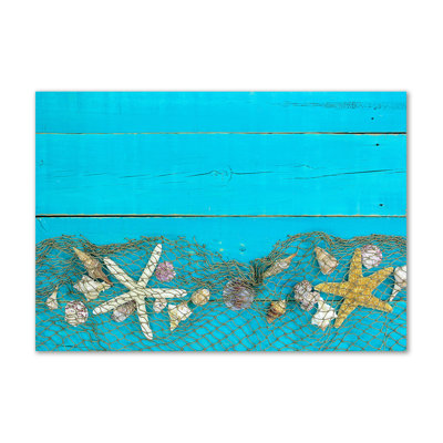 Starfish And Shells - Print