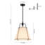 Luminaire suspendu fuselé en lin 4 lumières Nyjel-159815822-151244207-150549524