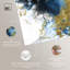 Ange, visite, toile carrée, art abstrait coloré par Art Remedy-104334630-104334633