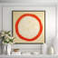Zen Circle In Red Giclee On Canvas