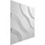Couvre-panneaux muraux décoratifs 3D H 11 7/8 po x l 11 7/8 po 9,79 pieds carrés Pi. (10 / PC)