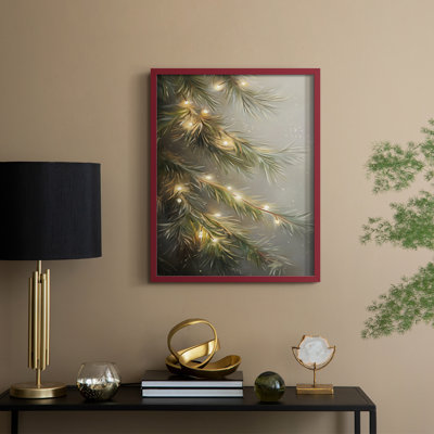 Christmas Holiday Art -Series 2-CCLX Framed Print - Solid Wood