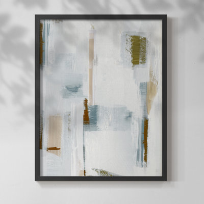 Touching Down II, reproduction encadrée - bois massif