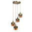 Luminaire suspendu tambour à 4 lumières Bartel-1103926953
