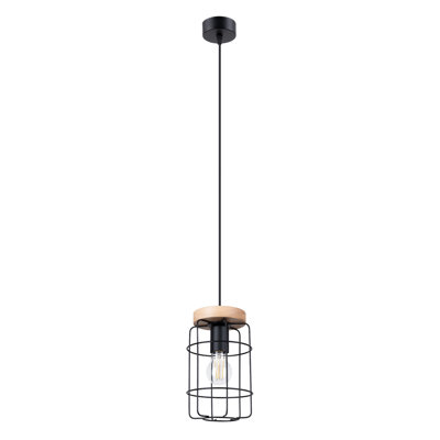 Gotto 1 - Light Black Geometric Pendant