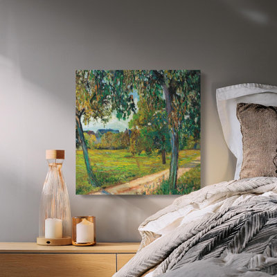 Lindsley 1 Piece Wrapped Canvas Wall Art Set