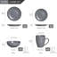 16 Piece Dinnerware Set, Service for 4-66720858
