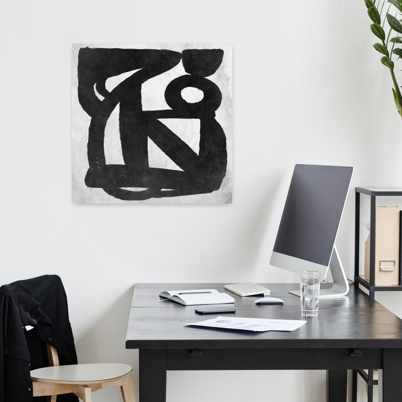 Art contemporain contemporain abstrait, H 18 po x l 18 po