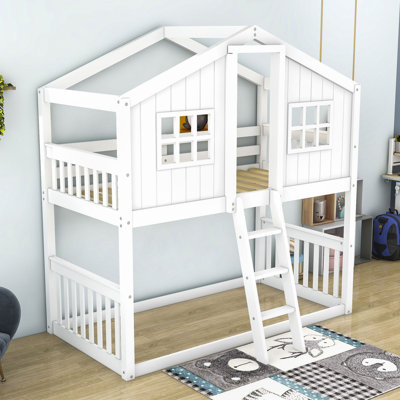 McGillicuddy Kids Twin Over Twin Bunk Bed
