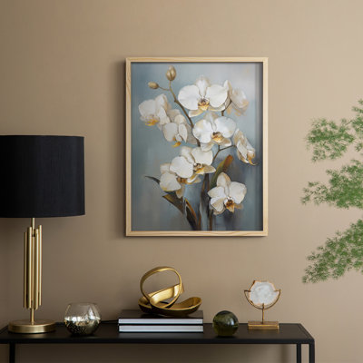 Impression encadrée FLORAL Series CXCI - bois massif