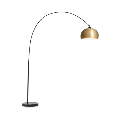 Amara 200cm Gold Arched Floor Lamp