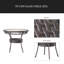 Table en verre PE 34 po (Kd)-587377018