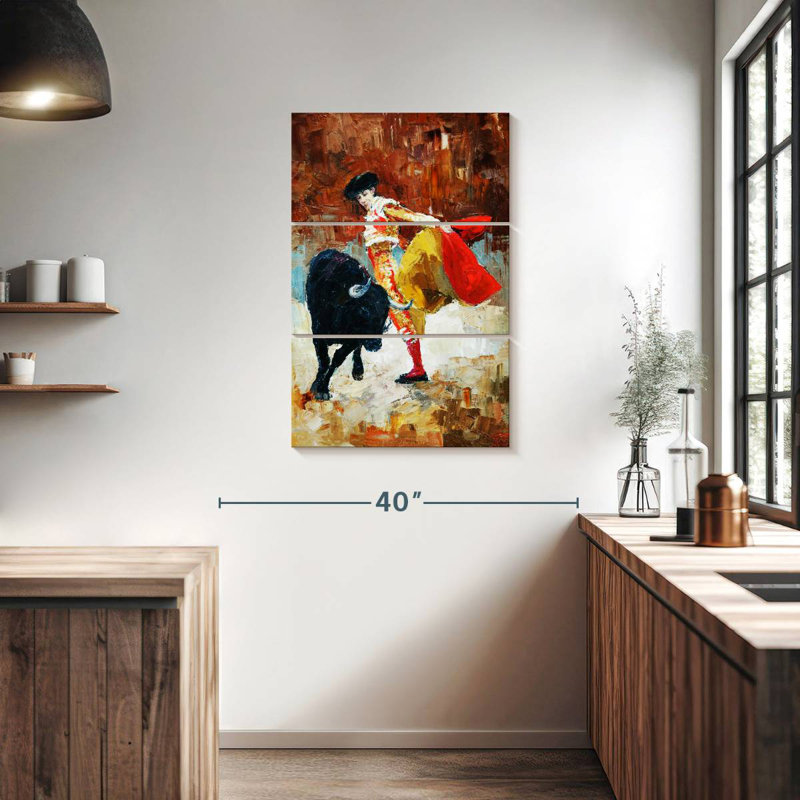 Alcaraz Bullfighter, 38" H x 24" W