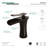 Kingston Brass Executive Single-Handle 1-Hole Deck Mount Bathroom Faucet with Push Pop-Up-27887254