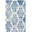 Barbagallo Handmade Tufted Wool Blue/Ivory Area Rug-33150802