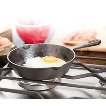 Pot Art Cast Iron Induction Frying Pan, 28cm, Red - KARACA UK