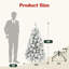 Arbre de Noël artificiel enneigé-784569935