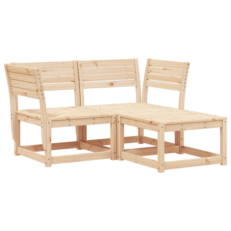 Defoe 73cm Wide Patio Sofa, Natural