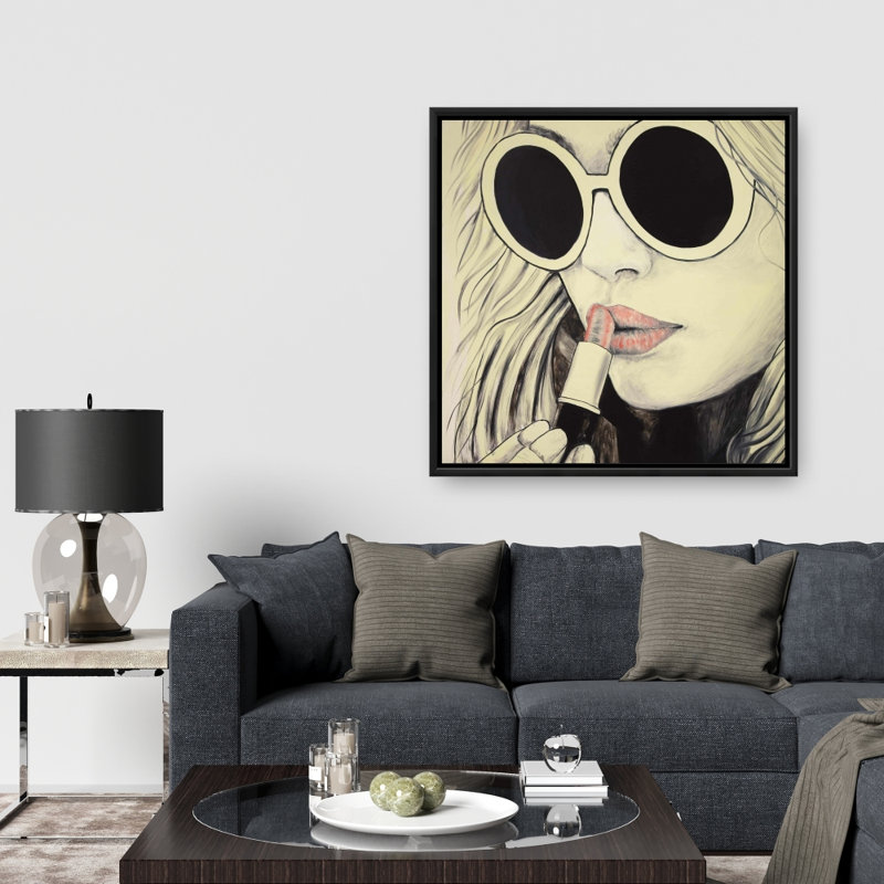 Impression de roses roses sur toile