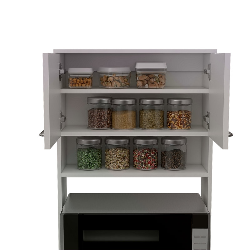 Pantry Piacenza,Two Double Door Cabinet Finish