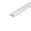 Carreau de céramique rond blanc mat 12 po x 0,5 po Chester