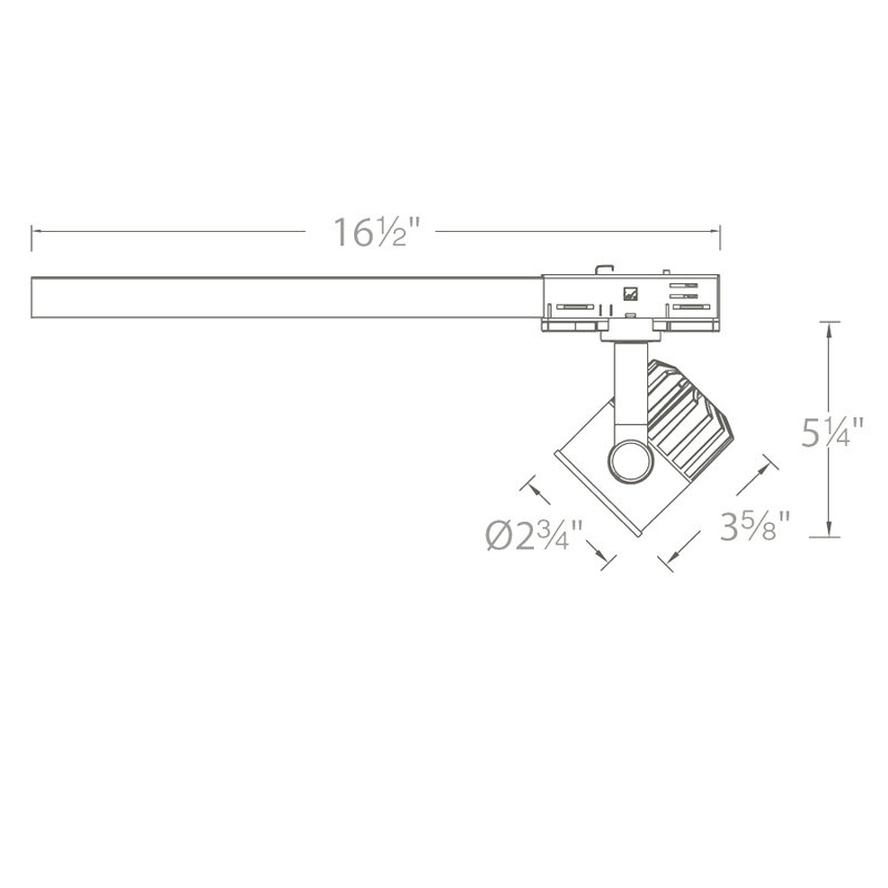 Exterminator Track Head, 40°, Platinum, 2700K