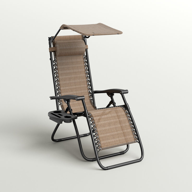 Fabiola Folding Zero Gravity Chair, Yellow