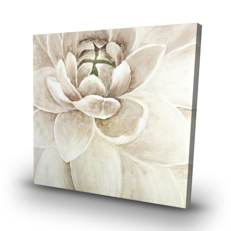 Delicate chrysanthemum - 32"x32" art on canvas