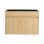 Armoire murale de salle de bain 28 po avec lavabo en acier inoxydable et tuyau de vidange flexible, 2 portes à fermeture douce
