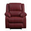 Fauteuil inclinable berçant synthétique en cuir synthétique Zuriel