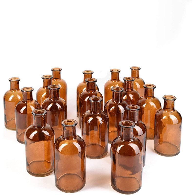 Glass Decorative Urns & Jars, Amber