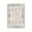 Tapis médaillon vintage crème 5 pi x 7 pi pour salon