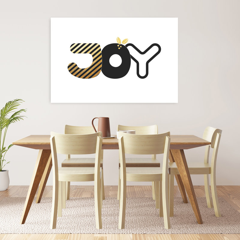 «Golden Citrus Joy Abstract Contemporary Winter Landscape», reproduction d'art mural, H 32 po x l 48 po