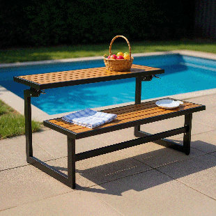 Banc convertible en acier Ashton