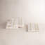 Broome Gold Inlay Marble Square Coaster Set