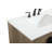 Eugene 36'' Single Bathroom Vanity with Engineered Marble Top-529394653