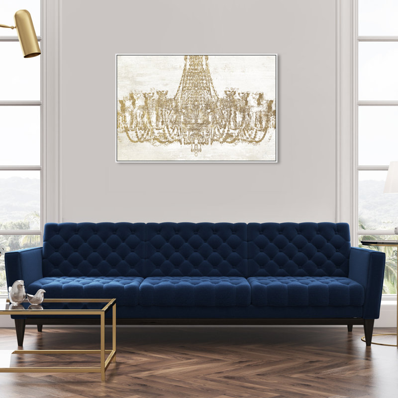 Glam Chandelier, impression sur toile tendue, H 30 po x l 45 po, Toile tendue