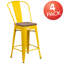 Tabouret de salle à manger en métal Margherite-460918466-466744689