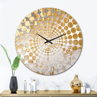 Almuth - Horloge murale peinture abstraite