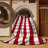 Washable Gingham Checks Farm Area Rug-77813121