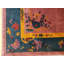 Tapis antique chinois - art déco mauve floral des années 1920