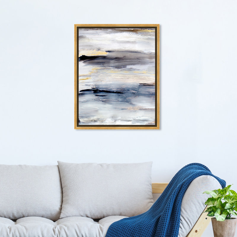 Pacific Waves Painting, Wrapped Canvas, 20" H x 16" W