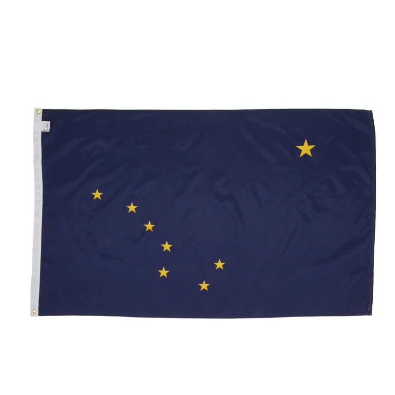 Drapeau de maison State, Alaska, Nylon, 48 po x 72 po