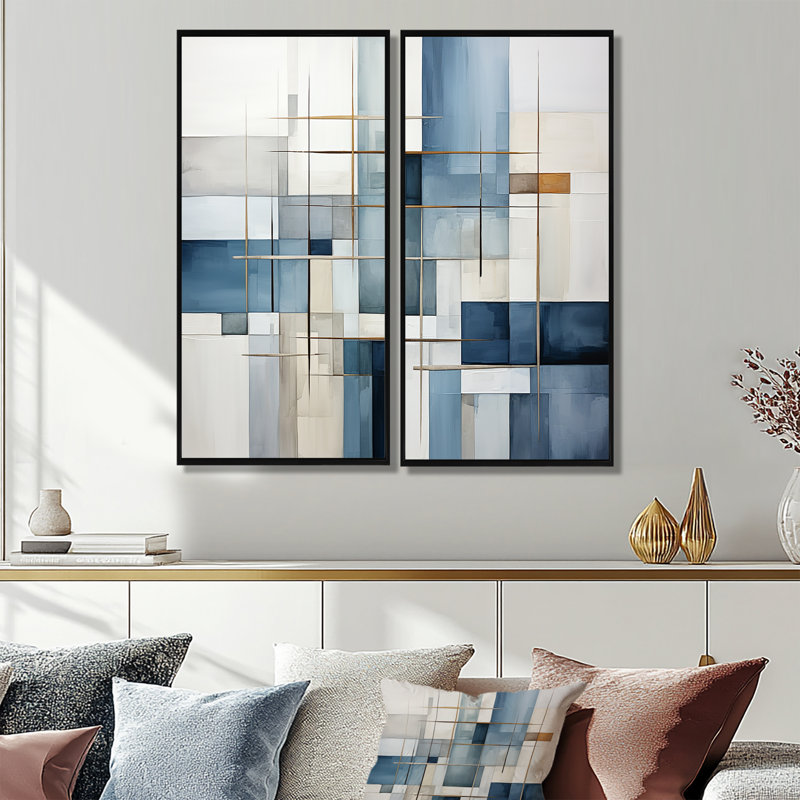 Coleon - art mural moderne blanc, H 20 po x l 24 po, Impression encadrée flottante, Noir