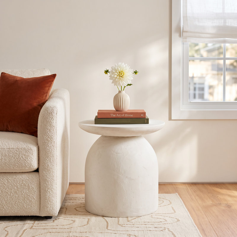 Jenkins Concrete Top End Table