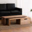 Table basse en bois massif Wabi-sabi